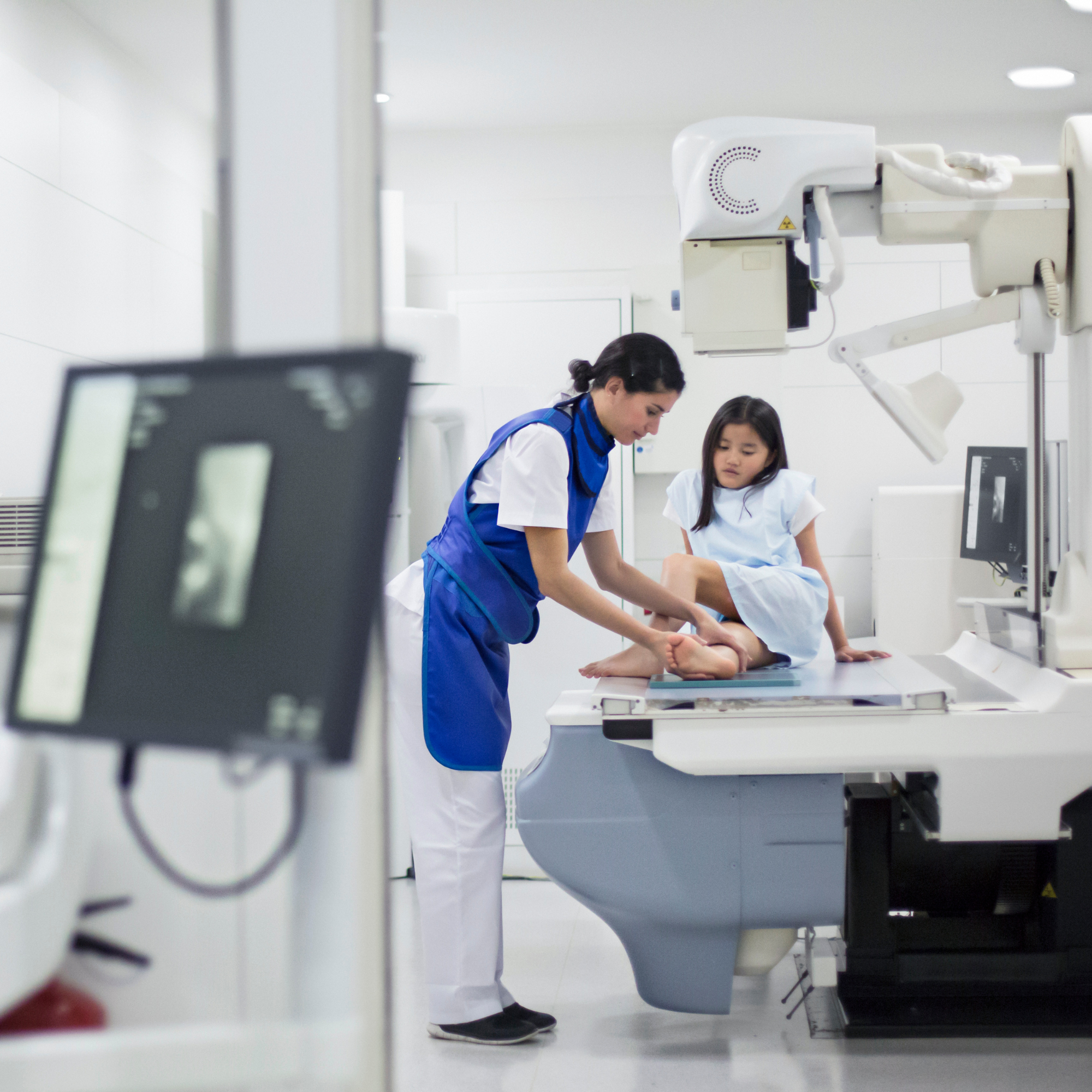 Medical radiation technology equipment in a clinical environment